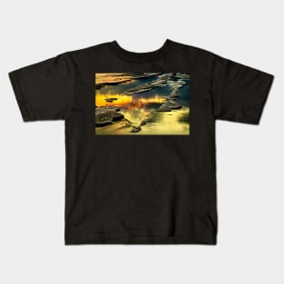 Melting world twilight Kids T-Shirt